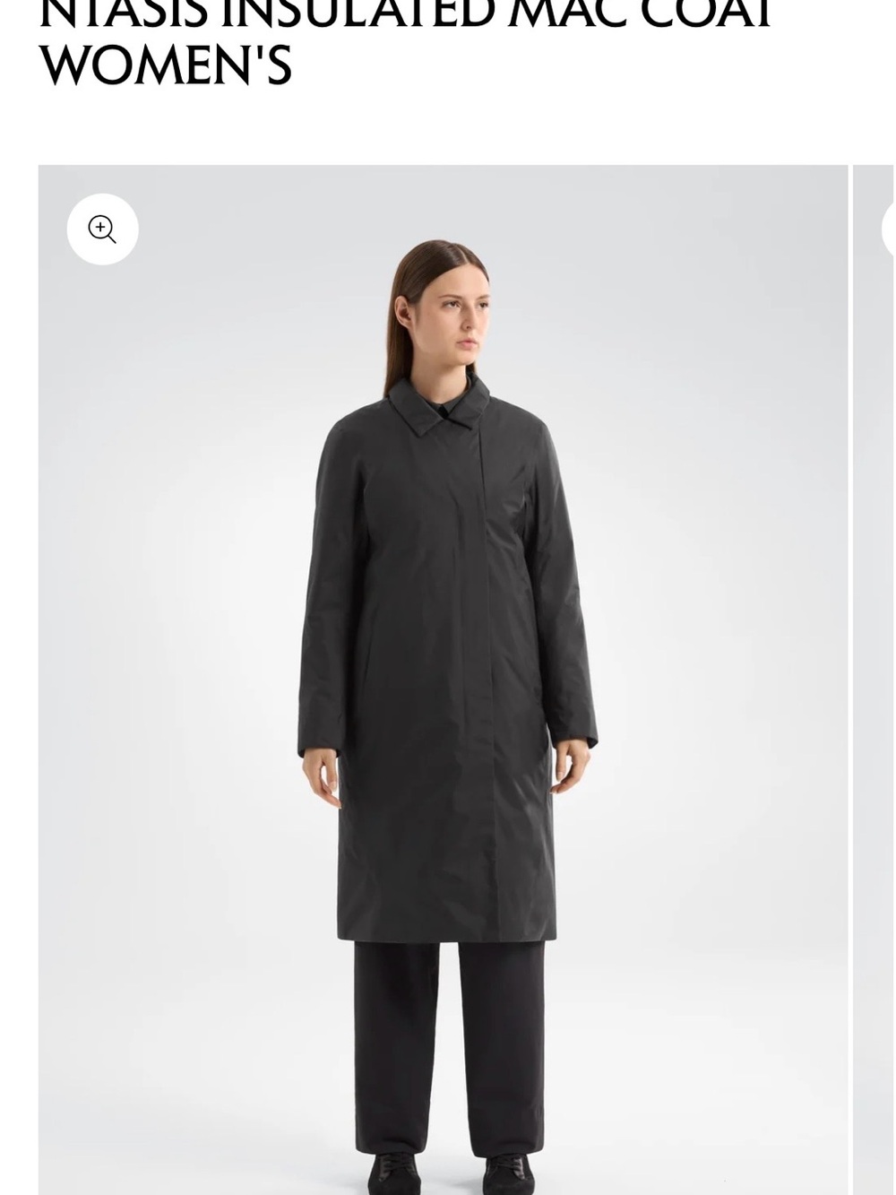 Arcteryx Entasis Insulated Mac Coat Women's Size M - Picture 2 of 14